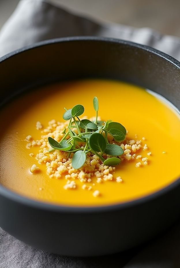 Golden Beet & Ginger Spring Soup filled with vibrant flavors for a nutritious meal.