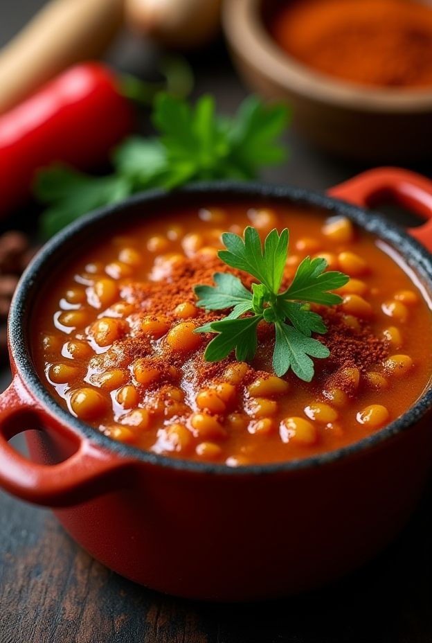 Smoky Paprika Lentil Stew rich in flavor and nutrients, perfect for health-conscious meals.