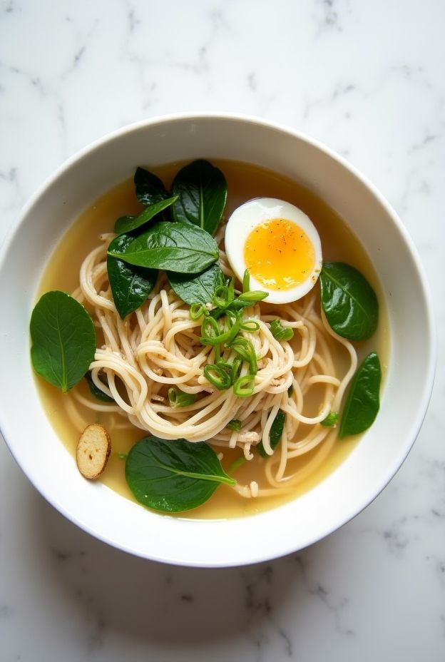 Low-carb Egg Drop and Spinach Soup featuring silky eggs, fresh spinach, and chicken broth in a delicious keto-friendly recipe.
