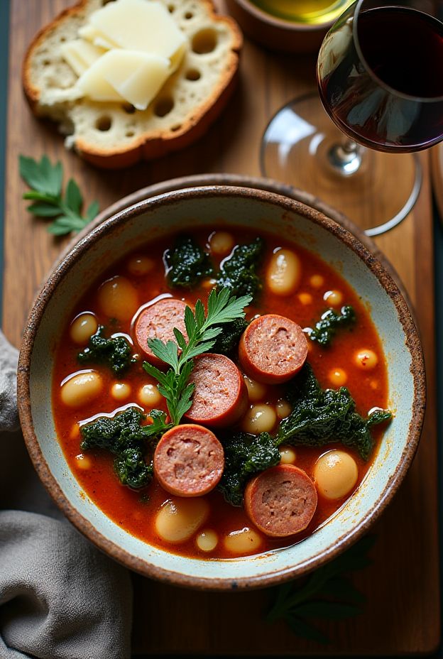 Sausage and fennel ribollita packed with flavor and wholesome ingredients.